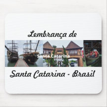 Mousepad lembrança de Santa Catarina Brasil