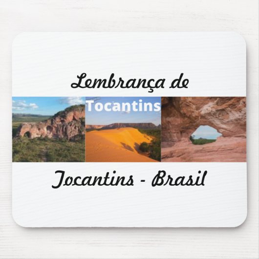 Mousepad lembrança de Tocantins Brasil (Vorne)