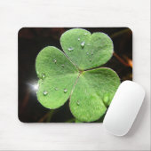 Mousepad leuchtendes Kleeblatt (Mit Mouse)