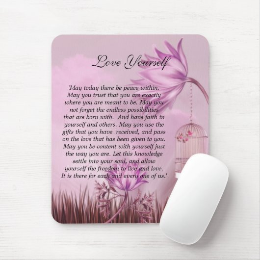 Mousepad Liebe Sie selbst (Mit Mouse)