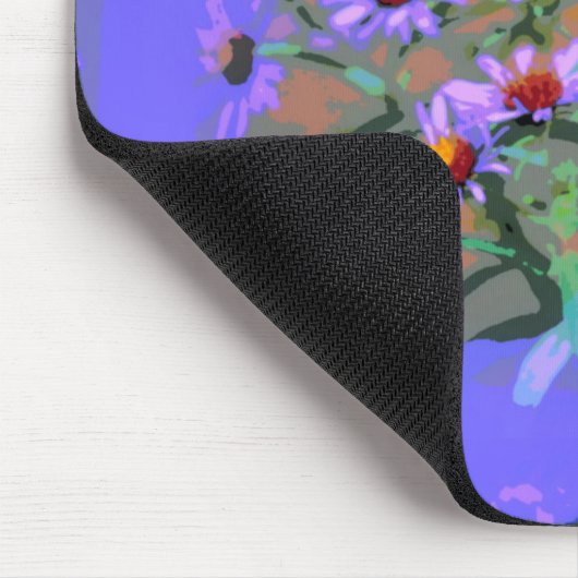 Mousepad lila asters (Ecke)