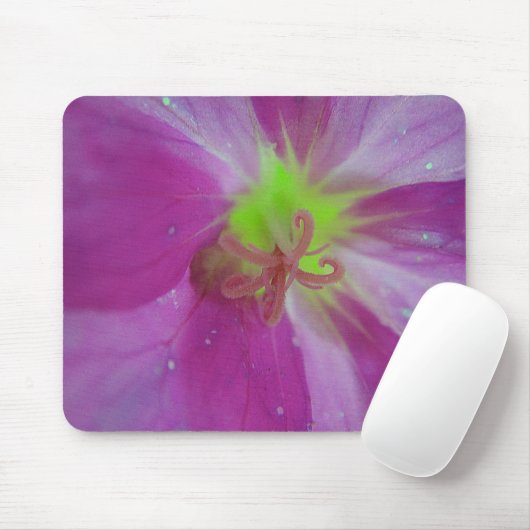 Mousepad lila Blume (Mit Mouse)