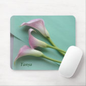 mousepad Lilien des rosa Calla (Mit Mouse)