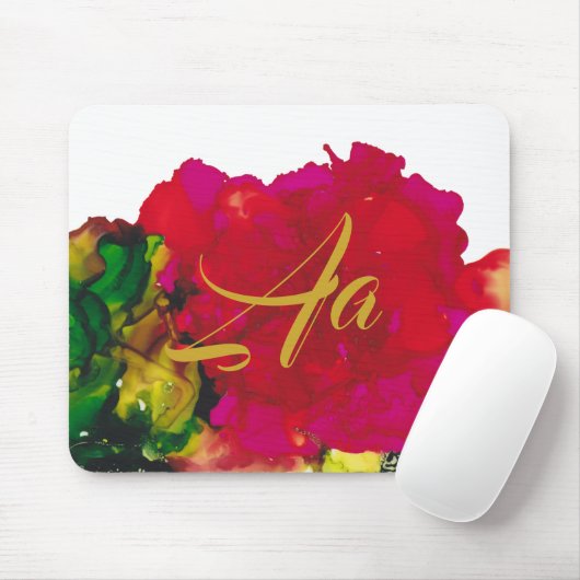 Mousepad "Magenta Blume" (Mit Mouse)