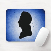 Mousepad "Man Silhouette on Blue" (Mit Mouse)