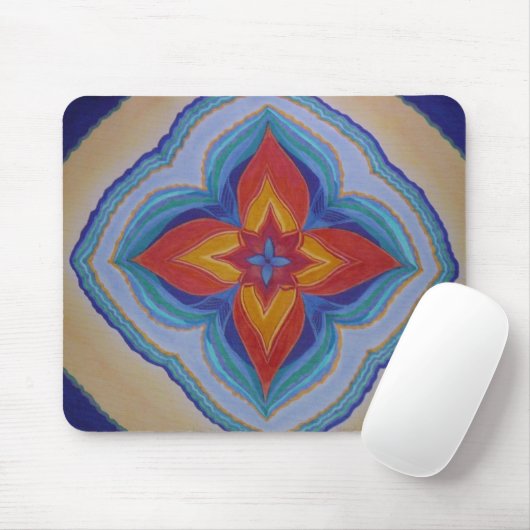 MOUSEPAD, MANDALA, BLUME MOUSEPAD (Mit Mouse)