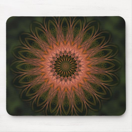 Mousepad Mandala Lace Gestaltungsfarben (Vorne)