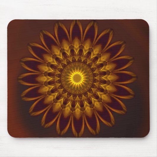 Mousepad Mandala Muster Earth Colors (Vorne)