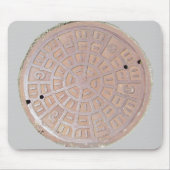 Mousepad - Manhole Cover (Vorne)