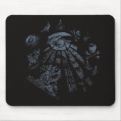 Mousepad Masonic Fantasy Blue (Vorne)