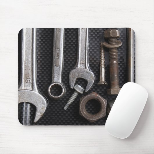 MousePad: Mechanikbench-Tool Mousepad (Mit Mouse)