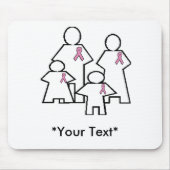 Mousepad - mein Brustkrebs-Kampf (Vorne)