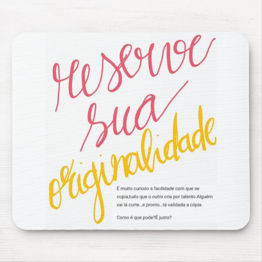 Mousepad Minaguidores (Vorne)