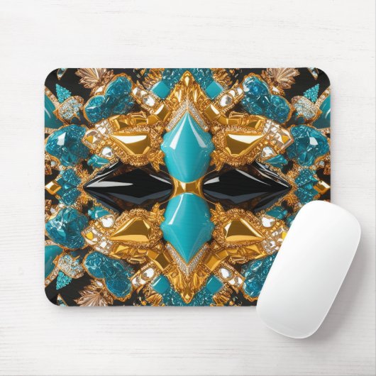 Mousepad mit Bahamas-Farbdesign (Mit Mouse)
