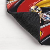 Mousepad mit belgischem Farbdesign (Ecke)