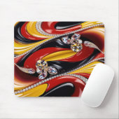 Mousepad mit belgischem Farbdesign (Mit Mouse)