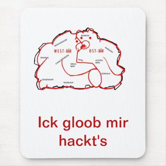 Mousepad mit Berlin Motiv (Vorne)