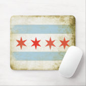 Mousepad mit beunruhigtem Chicago-Flaggen-Druck (Mit Mouse)
