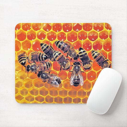 Mousepad mit Bienen (Mit Mouse)