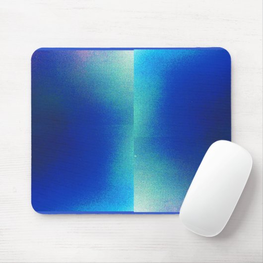 Mousepad mit blau-türkisfarbenem Design (Mit Mouse)