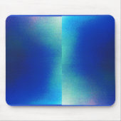 Mousepad mit blau-türkisfarbenem Design (Vorne)