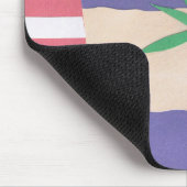 Mousepad mit blauem karibischem Design (Ecke)