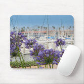 Mousepad mit blauen Agapanthus-Blumen (Mit Mouse)