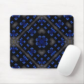 Mousepad mit blauen Dimensionen (Mit Mouse)