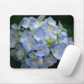 Mousepad mit blauen Hydrangea-Blumen (Mit Mouse)