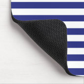 Mousepad mit blauen und weißen Streifen (Ecke)