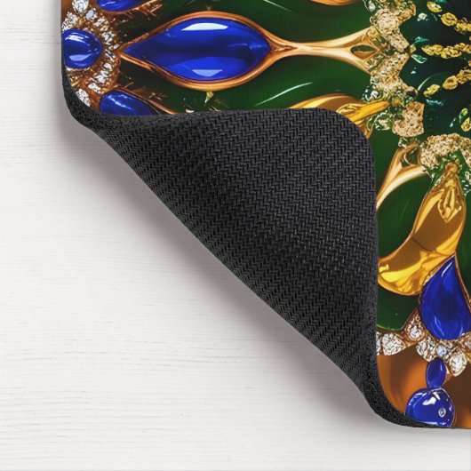 Mousepad mit brasilianischem Farbdesign (Ecke)