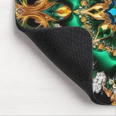 Mousepad mit brasilianischem Farbdesign (Ecke)