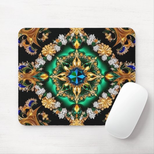 Mousepad mit brasilianischem Farbdesign (Mit Mouse)