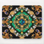 Mousepad mit brasilianischem Farbdesign (Vorne)