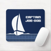 Mousepad mit Captain's Name darauf (Mit Mouse)