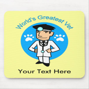 Mousepad mit dem größten Tierarzt der Welt