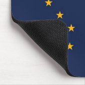 Mousepad mit der Fahne des Staat Alaska - USA (Ecke)