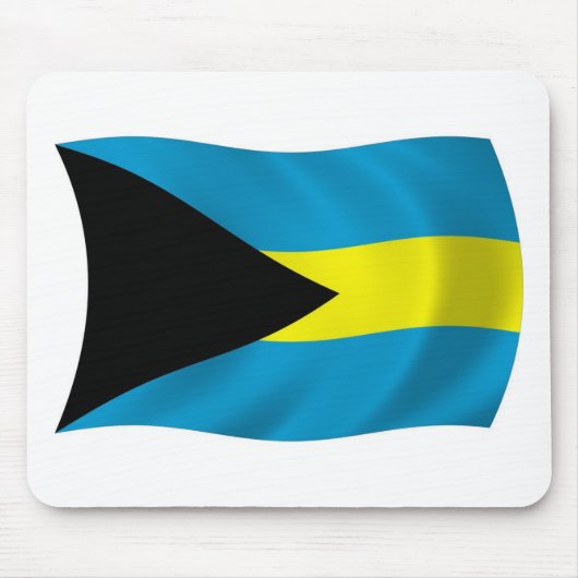 Mousepad mit der Flagge Bahamas (Vorne)