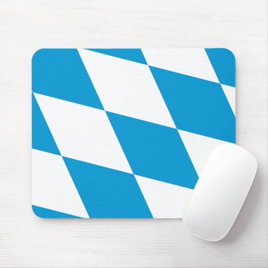 Mousepad mit der Flagge Bayerns (Mit Mouse)