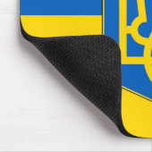 Mousepad mit der Flagge der Ukraine (Ecke)