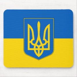 Mousepad mit der Flagge der Ukraine