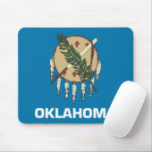 Mousepad mit der Flagge des Staat Oklahoma - USA (Mit Mouse)