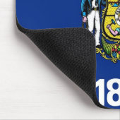 Mousepad mit der Flagge des Wisconsin-Staat - USA (Ecke)