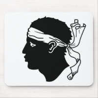 Mousepad mit der Flagge Korsikas, Frankreich