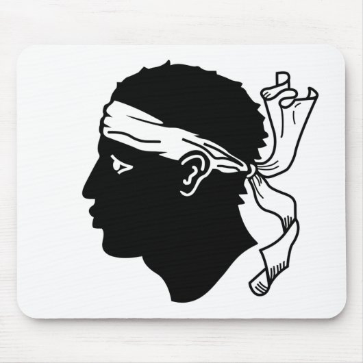 Mousepad mit der Flagge Korsikas, Frankreich (Vorne)