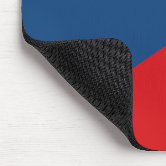 Mousepad mit der Flagge Tschechiens (Ecke)