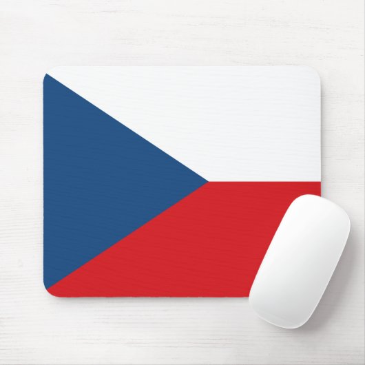 Mousepad mit der Flagge Tschechiens (Mit Mouse)