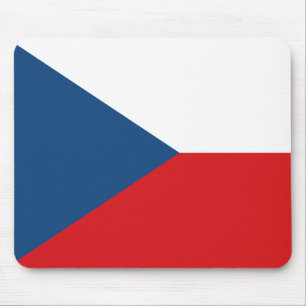 Mousepad mit der Flagge Tschechiens