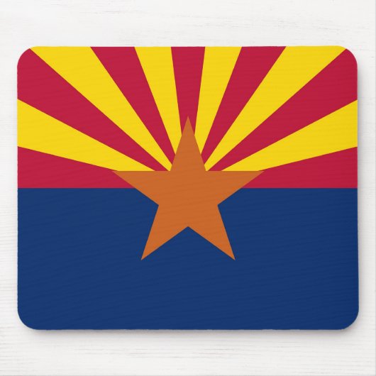 Mousepad mit der Flagge von Arizona Staat - USA (Vorne)