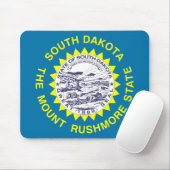 Mousepad mit der Flagge von South Dakota Staat - U (Mit Mouse)